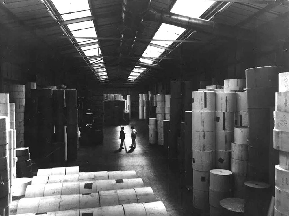 Pelta History - Paper Storage